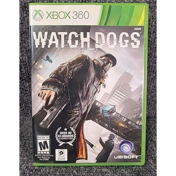Xbox 360 Watch Dogs (Microsoft 2014) No Manual Tested - Picture 1 of 5